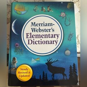 Webster elementary dictionary see last picture of tattered corners of book